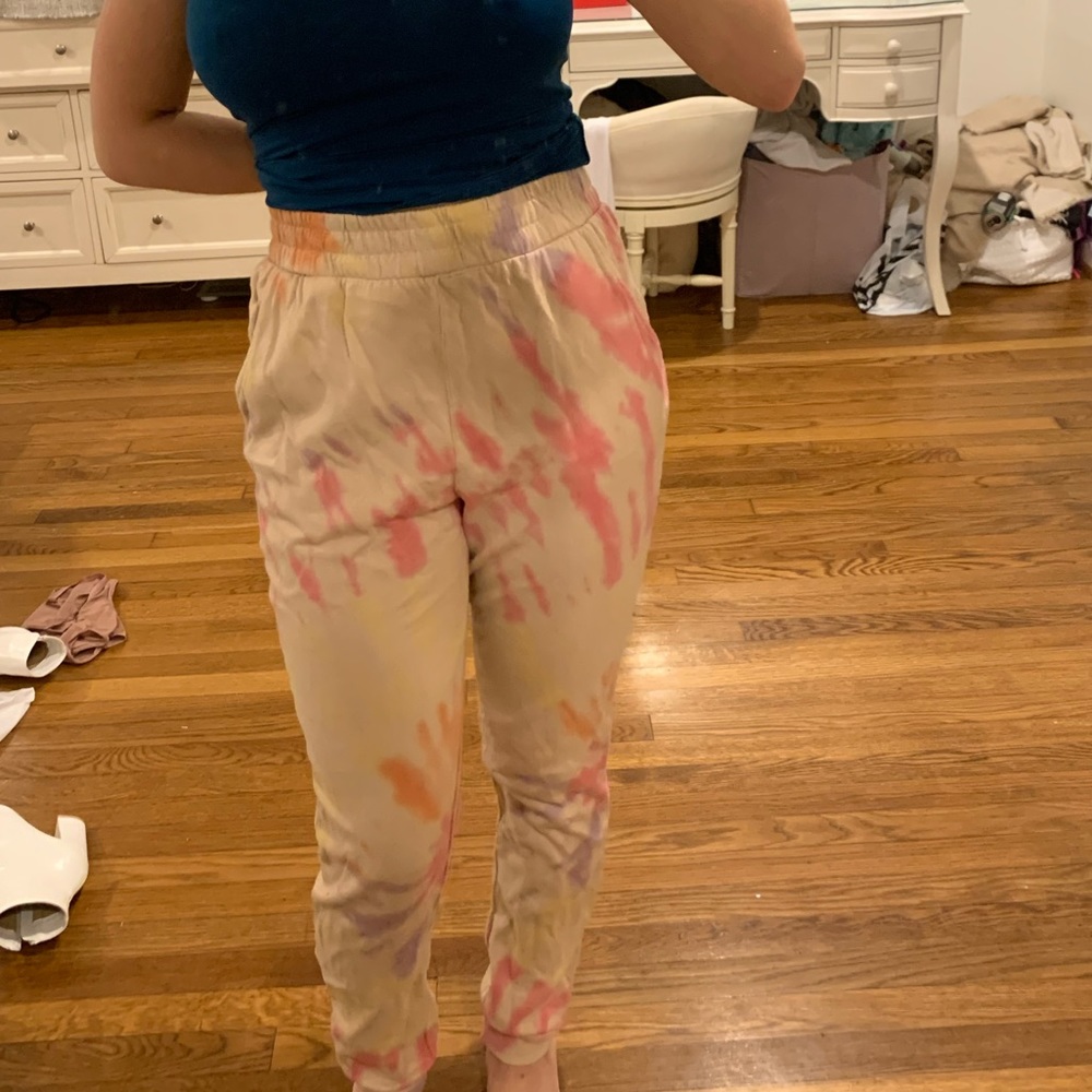 TIE DYE SWEAT PANTS NEVER WORN